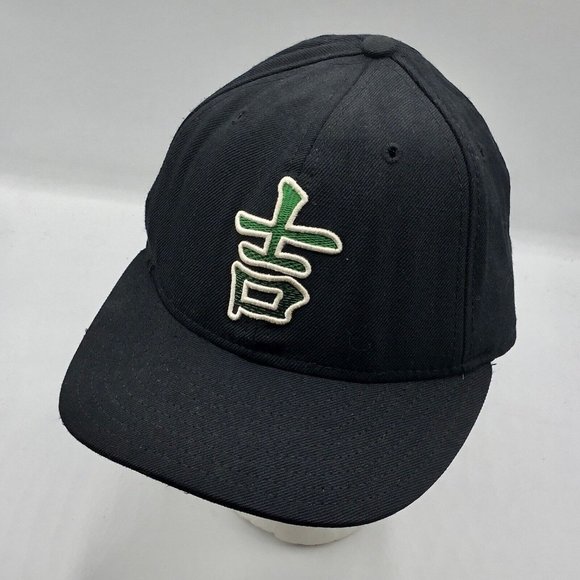 Boston Celtics New Era Japanese Logo Wool 59FIFTY Fitted Hat Size 7 3/8 NBA USA